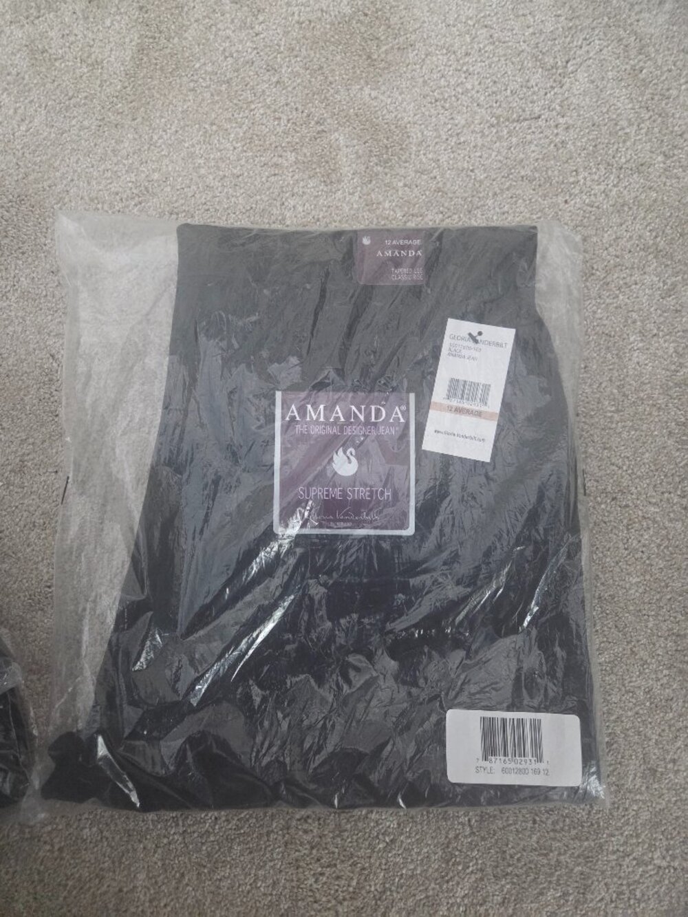 Womens Brand New Designer Black Jeans In Original Bags.